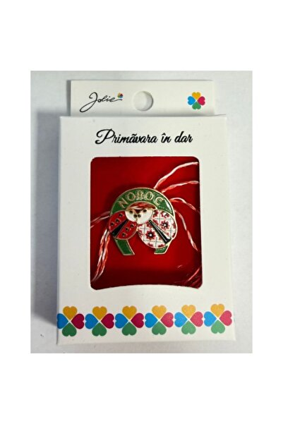 Flippy Martisor Brosa Mica in Cutie, Dimensiune Brosa 2.5-3 cm, Material Meta...