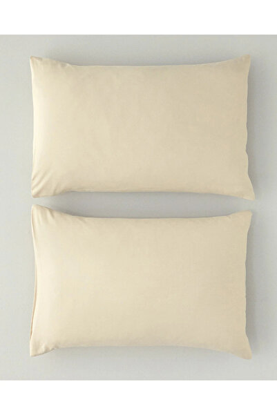 Alpateks Home غطاء وسادة من القطن 100% مقاس 50×70 سم، طقم من قطعتين (مع سحاب ...