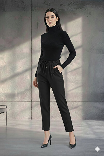 LEXİNWEAR Ženske jogger pantalone sa elastikom, likra, uska, fleksibilna tkanina