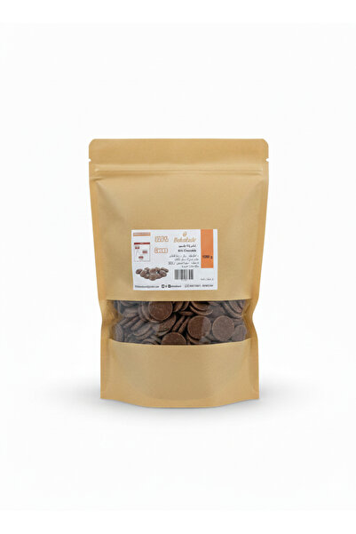 Belcolade Belgian milk chocolate, 1 kg, large pieces, with a cocoa content of 35.5%.