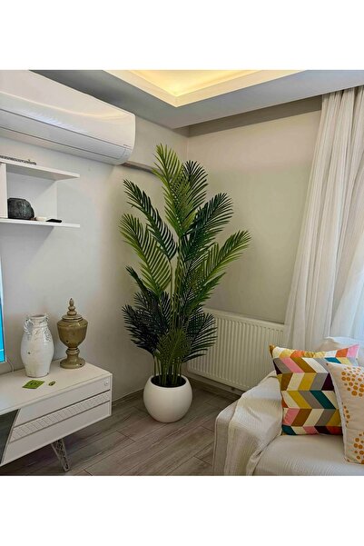 Adayapaycicek Yapay çiçek uygula yapay ağaç 200 cm 18 yaprak areka
