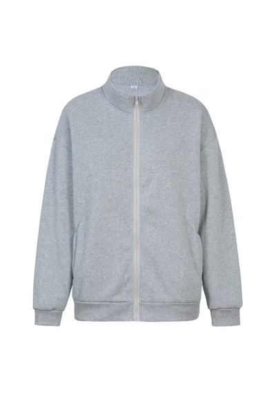 LAYORA Stylish Comfortable Zip-Up Jacket - Mid-Length Winter Coat, Front Zipper Closure and Stand Collar,