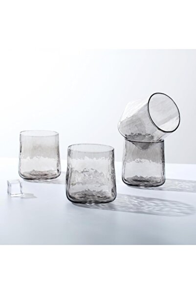 OEM Πολυτελές σετ ποτηριών Highball για νερό, κοκτέιλ και ουίσκι - Premium αξεσουάρ μπαρ σε χρώμα Smoke Gray