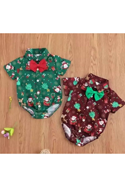 Tarz Kidss Boy's New Year Shirt Jumpsuit