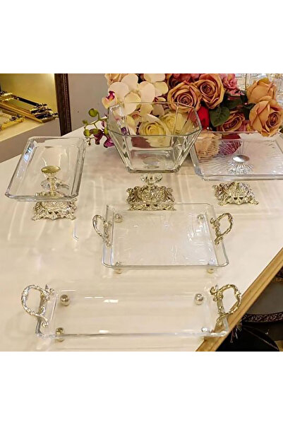 alfafe home 5 parça klasik ayak sunum seti