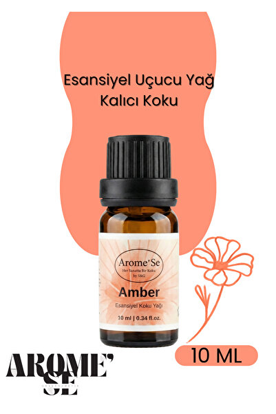 Arome’ Se Amber Esanslı Uçucu Koku 10 ml Buhurdanlık Yağı