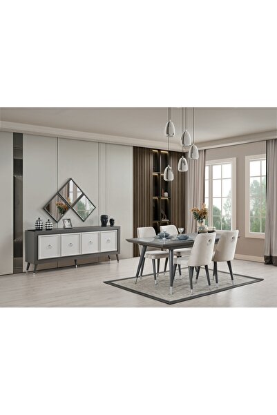 AYDINEV MARİAN MDF YEMEK ODASI TAKIMI