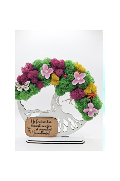 OEM Pictură decorativă - Arborele Vieții cu licheni stabilizați