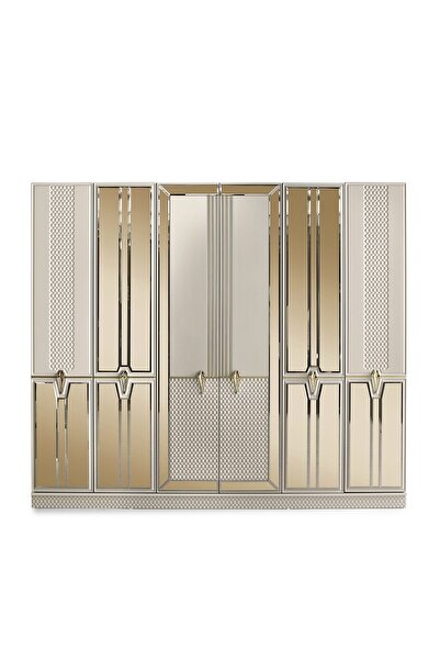 AYDINEV MARSİLYA MDF 6 KAPILI DOLAP