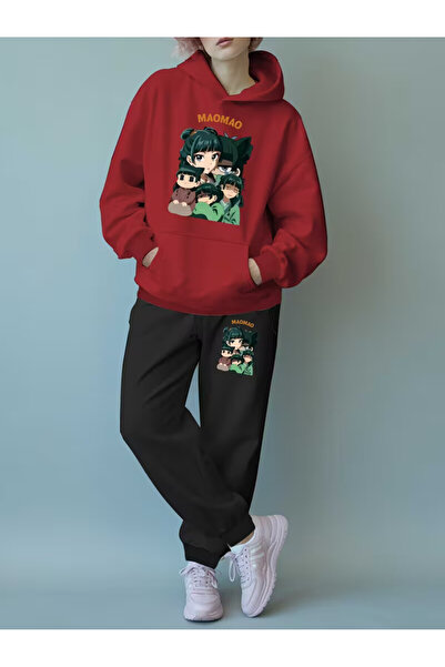 PENTHİLUS Stylish and Comfortable Maomao Printed Unisex Hooded Sweatshirt and...