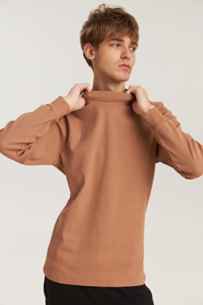 Bumbăcel Maletă cu mânecă lungă pentru bărbați