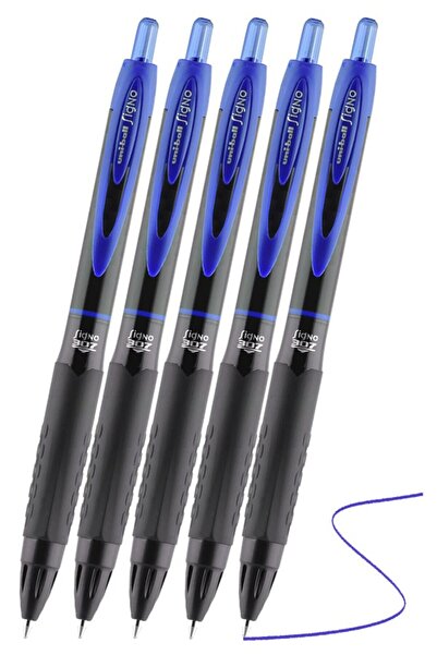 Artlantis Mavi Pilot Kalem Signo 307 5 Adet Uniball Basmalı Pilot Kalem 0.5 m...