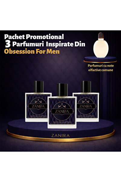 Zanira Set Promoțional 3 Parfumuri 037 – Inspirat din Obsession For Men