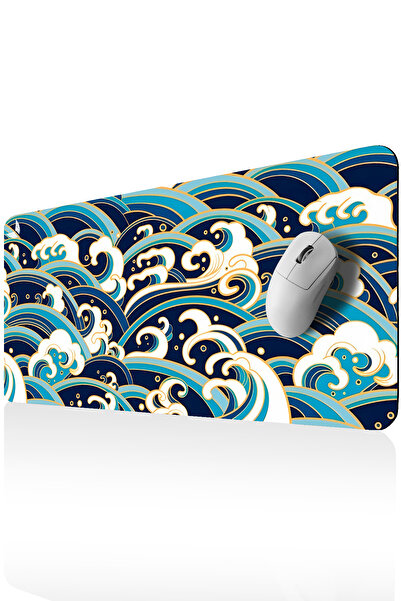 GoLite Classic - 70x30 Desenli Gaming Oyuncu Mouse Pad Kaymaz Taban Büyük Ped...