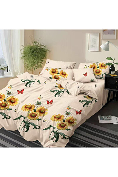 Pucioasa Lenjerie de pat pentru pat dublu 2 persoane Pucioasa, 6 piese, Finet...