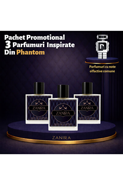 Zanira Set Promoțional 3 Parfumuri 019 – Inspirat din Phantom