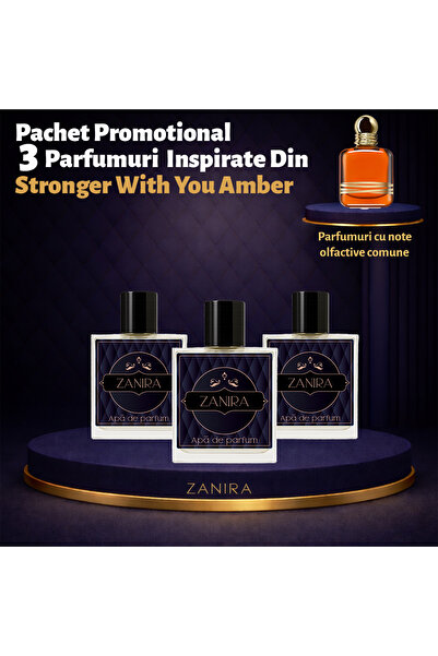 Zanira Set Promoțional 3 Parfumuri 030 – Inspirat din Stronger With You Amber