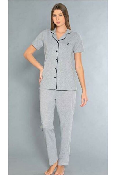 BAŞAKSU COLLECİTON Başaksu Cotton Pajama Set 2334