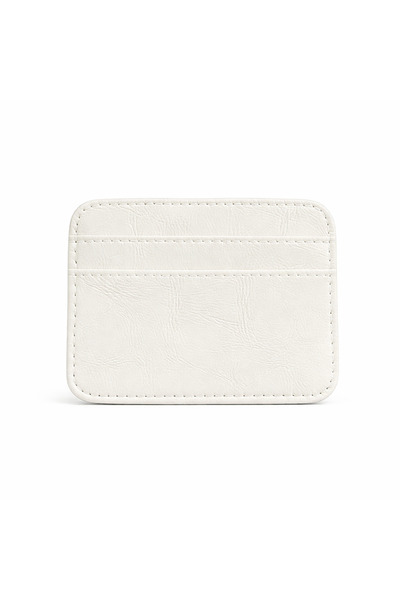 Bellenza Beyaz Kartlık İnce Şık ve Günlük Kullanıma Uygun Minimal Cüzdan