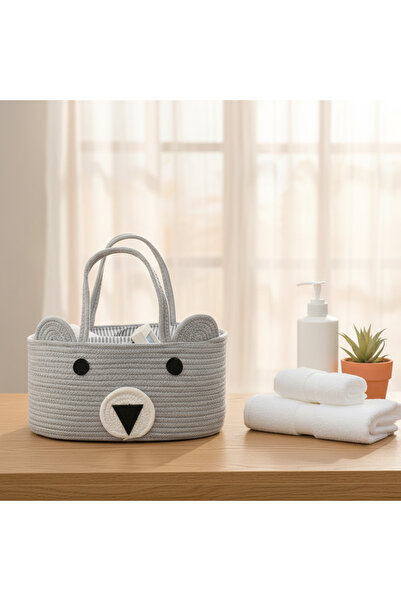 genernic سلة تخزين عصرية متعددة الأحجام قابلة للطي مصنوعة يدوياً من حبل قطني ...