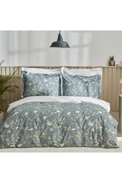 Karaca Evergreen Doppeltes Bettbezugsset, Grün