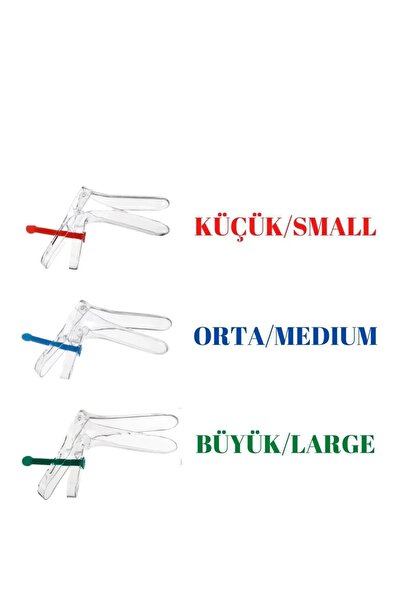 Biyomak ® Yeni Ürün Vaginal Speculum S/M/L - Vajinal Spekülüm 3lü Paket