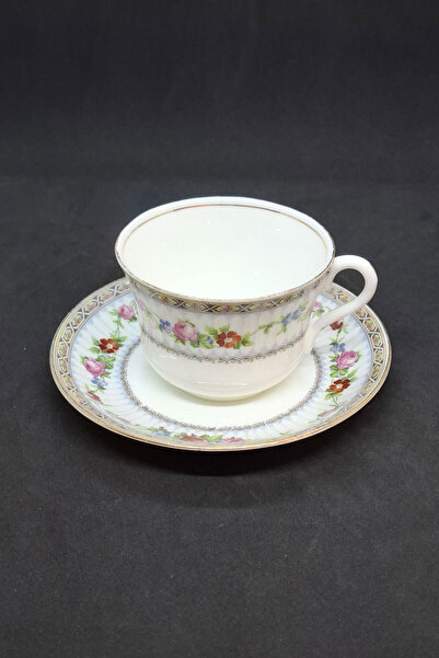 ABBETC فنجان شاي من الخزف الإنجليزي القديم من جاكسون وجوسلين جروسفيان سعة 150 مل