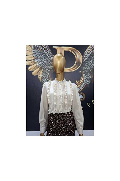 OEM CLOTILDE CREAM SHIRT - CREAM, S/M