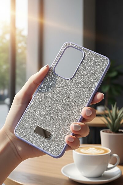 HanTeknolojim Vivo V30 Lite Kırçıllı Taşlı Venüe Silikon Kapak