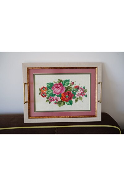 STİLVOLLES Vintage Kanaviçe Tepsi