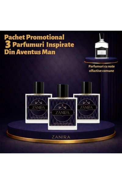Zanira Set Promoțional 3 Parfumuri 009 – Inspirat din Aventus Man