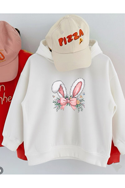 LORVEX Swea pentru copii supradimensionată tricou – Imprimeu drăguț cu urechi...