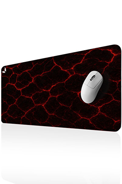 GoLite Classic - 70x30 Magma - Gaming Oyuncu Mouse Pad Kaymaz Taban Büyük Ped Klavye Fare Altlığı Mousepad