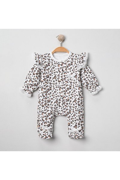 mandalinsbaby Leopard Jumpsuit with Patts