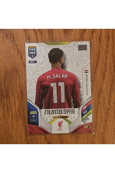 Panini 2026 Mohamed Salah Excellence Numbers Playing Card Exc11