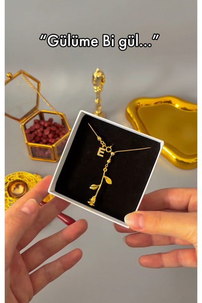 acc swen Rose Elevator Necklace Steel Elevator Rose Necklace Low-Cut Necklace Christmas Gift