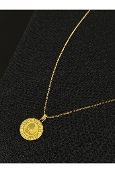 XUPING JEWELRY 18K altın kaplama gold başak burcu burç çelik kolye
