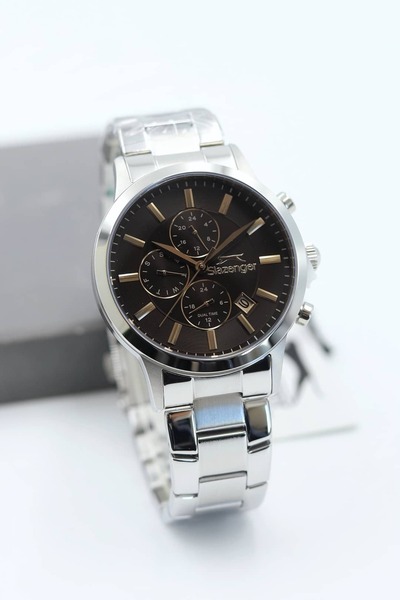 Slazenger Çelik Kordon Erkek Kol Saati 10 ATM Su Geçirmez ASW123-i1319SLZ