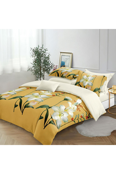 Pucioasa Bed linen for double bed 2 people Pucioasa, 6 pieces, Finet, DREAM-0149