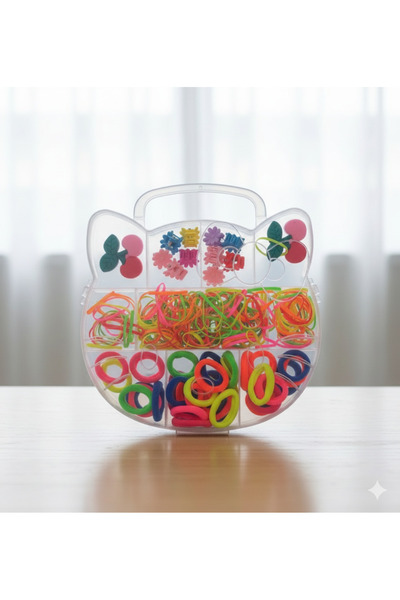 Renkli kids Girl's Teen Colorful Buckle Set with Box and Bag