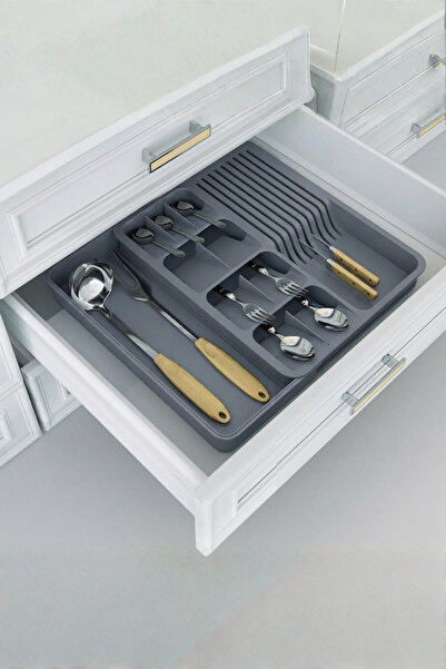 Vivenda Expandable Cutlery & Knife Holder Set – Adjustable Cutlery Holder Ins...