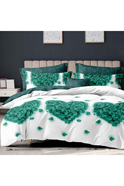 Pucioasa Lenjerie de pat pentru pat dublu 2 persoane Pucioasa, 6 piese, Finet...