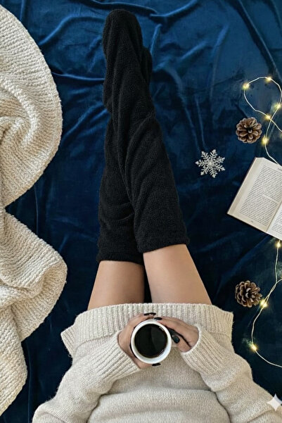 Nuvy Knee Length Plush Socks