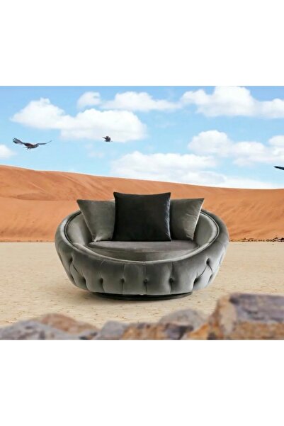 NAYAR HOME DESİGN PONDORA 360 DERECE DÖNER BERJER ANTRİSİT