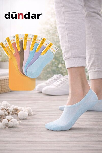 Dündar Plus Women's Modal Sneaker Socks Assortment 4-Piece