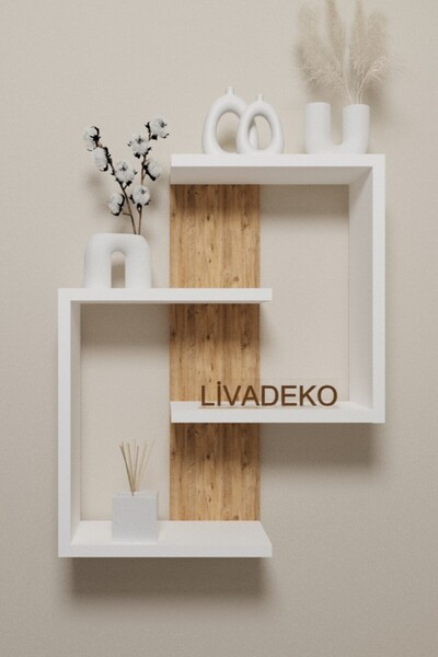 Livadeko Minimalist Duvar Rafı