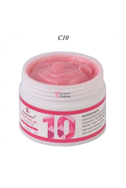 FSM Gel UV / LED Sculpting Gel de constructie, 50ml XL - 10 Coral Pink