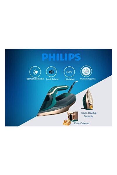 Philips 260 G Turbo Buharla En Inatçı Kırışıklıklara Karşıazur Buharlı Ütü