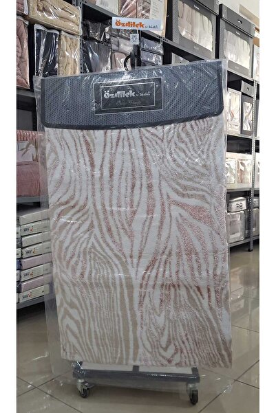 Özdilek 2'li Banyo Paspası - Klozet Takımı Flos Daey Pudra