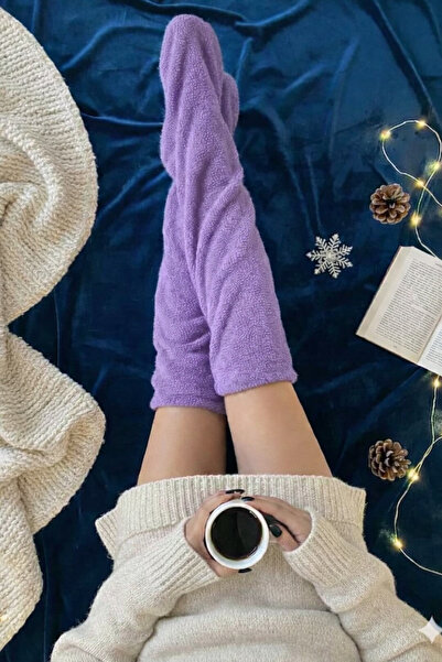 Nuvy Knee Length Plush Socks